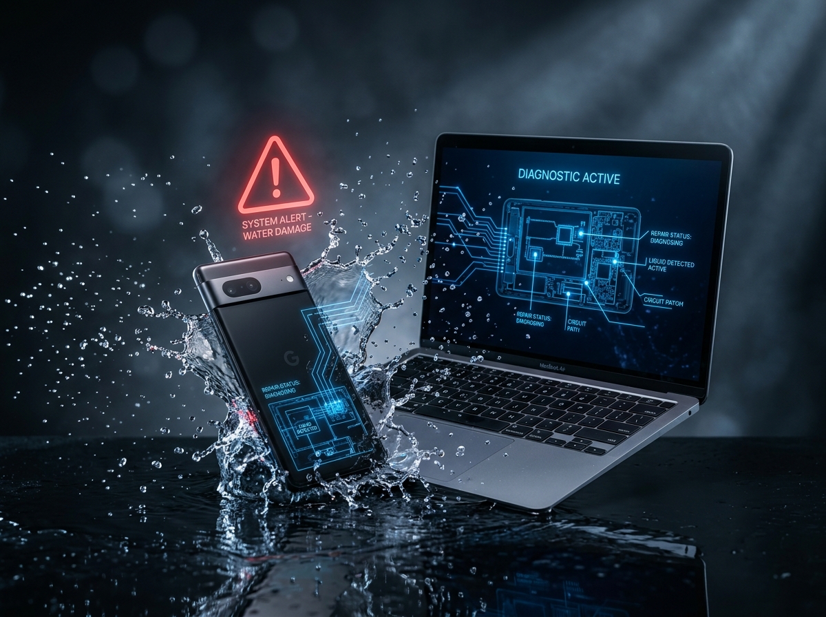 DelhiFix Emergency Accident Mode - Instant Device Triage & Liquid Rescue