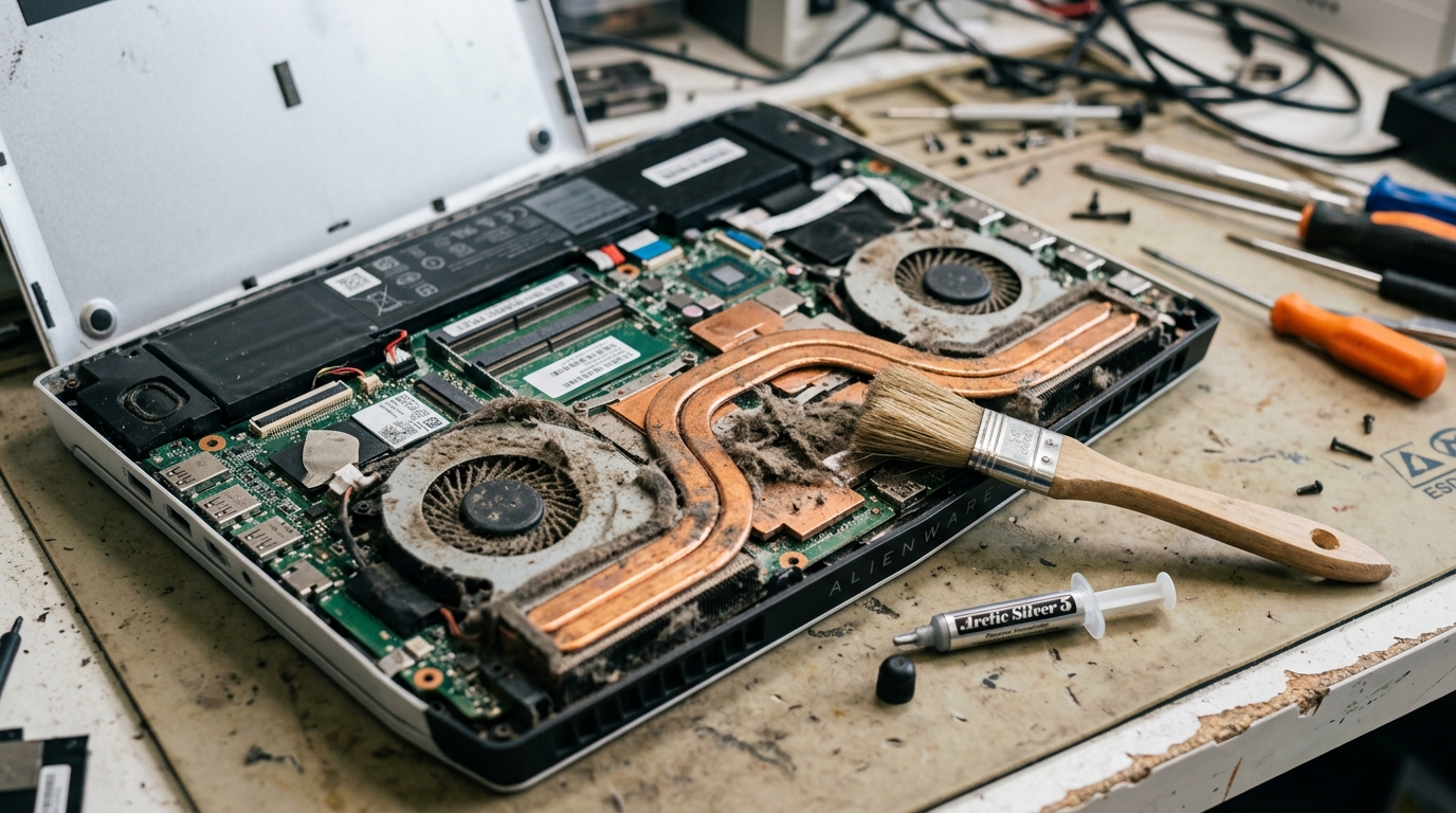 Vapor Chamber and Dual Turbofan Laptop Thermal Cooling Overhaul